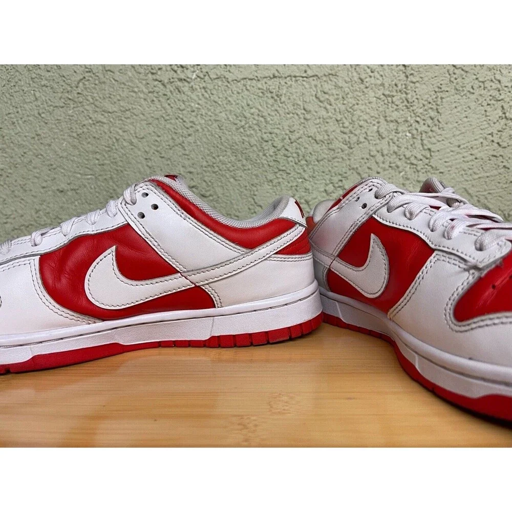 Nike Dunk Low Retro Championship Red DD1391-600  Size 8‎